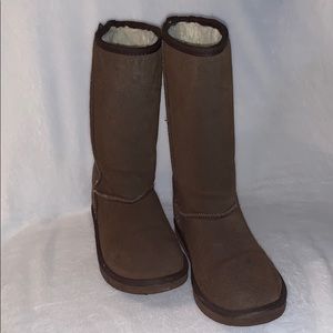 Paws by Bearpaw Tall Dark Brown Boots